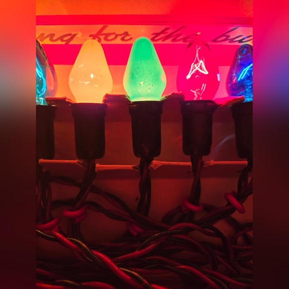 Vtg NOMA Christmas String Lights Late 40s–Early 50s Original Box Tested Working - Picture 9 of 10